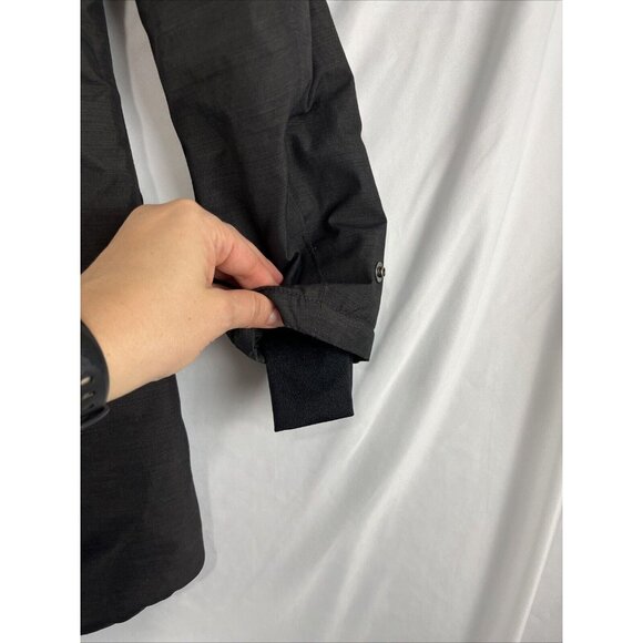 Helly Hansen Black Jacket Women's Size S w/ Faux Fur Zip-Off Hood - Picture 10 of 14